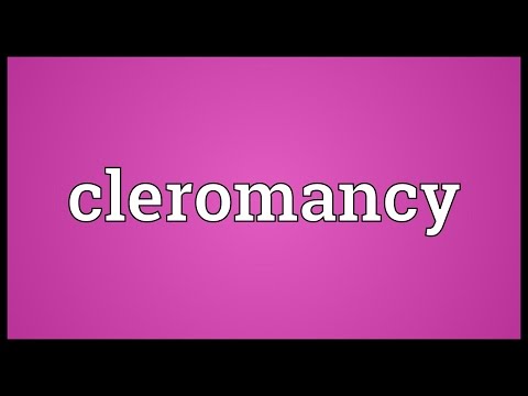 Header of cleromancy