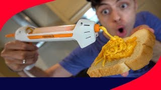 PISTOLA QUE ATIRA CHEDDAR!!! PISTOLA QUE ATIRA CHEDDAR!!!
