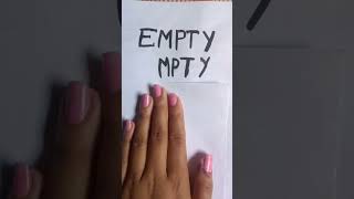 Empty Challenge Accepted