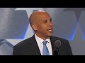 N.J. Sen. Cory Booker speaks at the DNC