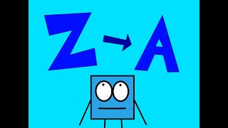 Crazy Alphabet But Its Reversed