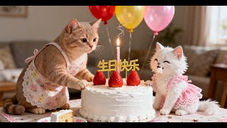 Today Is Little Meows Birthday Kitty