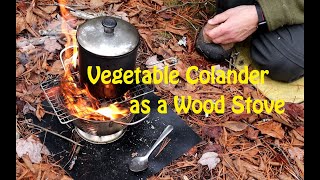 Vegetable Colander Strainer Hobo Stove
