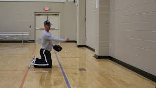 Baseball Wall Drill (close)