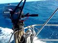 solo sailing from ibiza to valencia, 30 kn wind, 1
