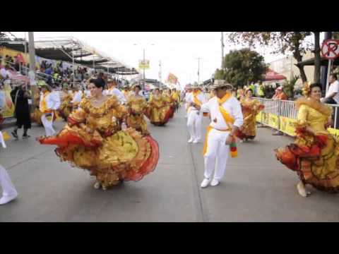 Карнавал в Барранкилье - танец Кумбия