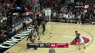 Men's Basketball Highlights: Cincinnati 74, Milwaukee 63 (Courtesy ESPN)