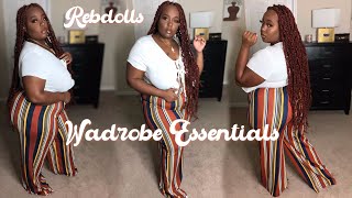Wardrobe Essentials Plus Size Try-On Haul Ft. Rebdolls