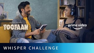 Whisper Challenge Feat. Farhan Akhtar & Mrunal Thakur Toofaan Amazon Prime Video