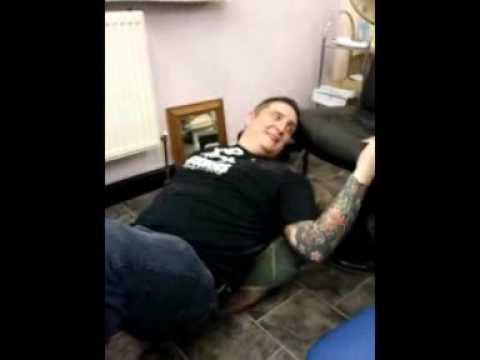 foot tattoo · big men do cry part one.very funny video tattoo on sole