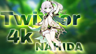 Nahida Twixtor 4K 60Fps Genshin Impact Raw Clips For Editing