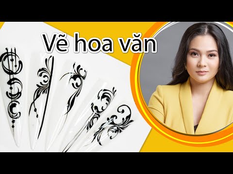 Học Làm Nail cơ bản - Day 10: Vẽ hoa văn