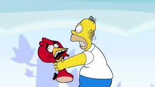 3Lamestudio Reupload Angry Birds Vs The Simpsons Mashup S Video