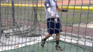 Ryan Spaulding hitting cage 2010