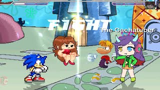 Team Fnf Girlfriend And Sonic Vs Team Gatchatuber And Rayman Best Of 3