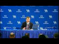 Kentucky Wildcats TV:  John Calipari Vanderbilt Postgame