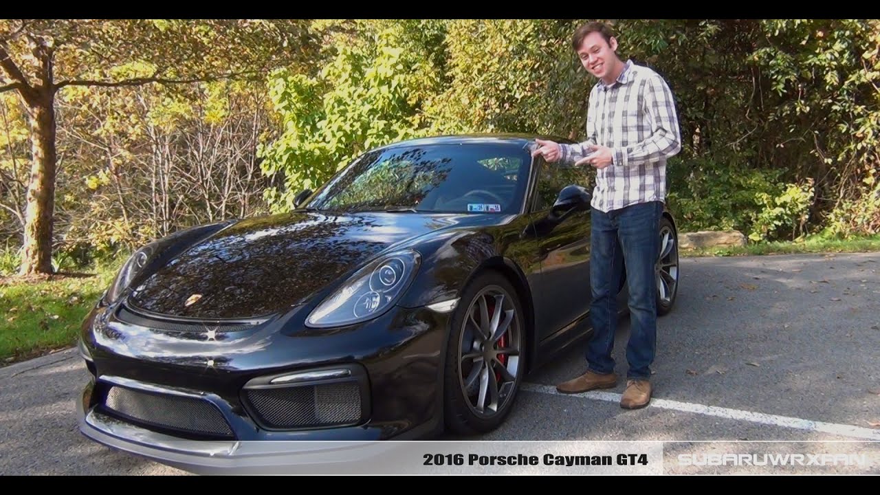 Review: 2016 Porsche Cayman GT4 - YouTube