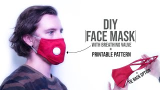 Face Mask with Breathing Valve DIY