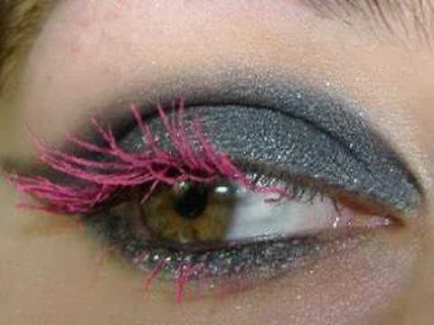 AVRIL LAVIGNE punk goth emo make up tutorial lesson inspired look