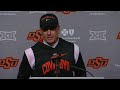 Oklahoma State vs. West Virginia Postgame News Conference - 11/26/22