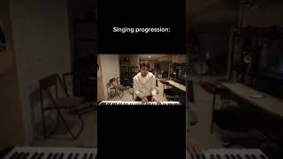 10 year singing progression #shorts #singing