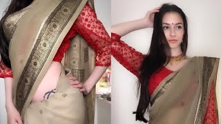 Fiona Allison In Beautiful Saree