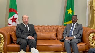 الوزير الأول يُستقبل بمطار نواكشوط الدولي من طرف الوزير الأول الموريتاني