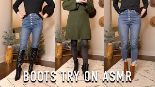 Boots Try On Haul - Asmr