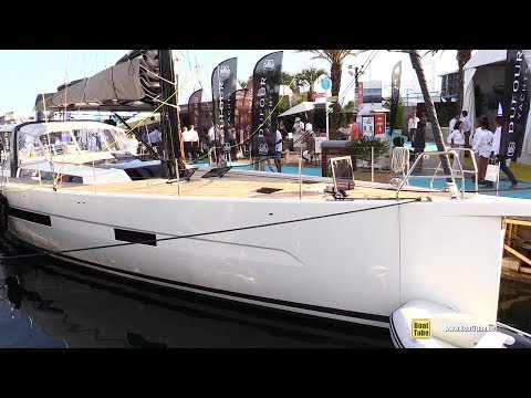 2019 Dufour 63 Exclusive Yacht - Deck and Interior Walkaround - 2018 Cannes Yachting Festival