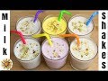 6 MilkShake Recipes Without Ice Cream | Easy Milkshakes For Summer | 6 Best Milkshake Recipes 6 MilkShake Recipes Without Ice Cream | Easy Milkshakes For Summer | 6 Best Milkshake Recipes