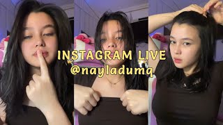 Nayla Astrid Live Ig 15122024 Nayladumq - Instagram Live