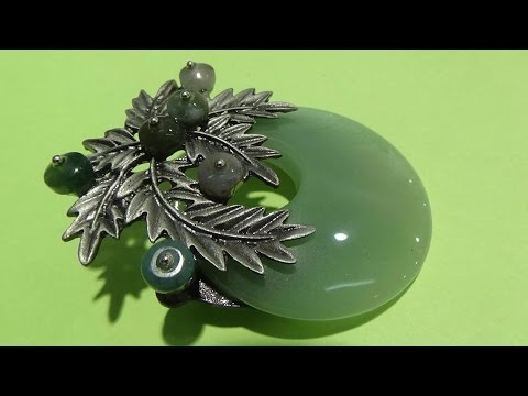 Своими руками сделать брошь из камней 732