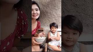 live streaming, red negligee's sister feed her son breakfast porridge #live #tik