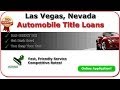 Las Vegas Title Loans - Car Title Loan Services