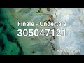 Finale - Undertale Roblox ID - Roblox Music Code