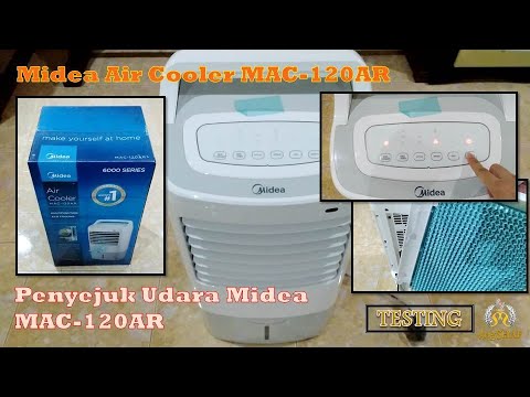 Testing - Midea Air Cooler MAC-120AR (Penyejuk Udara Midea MAC-120AR)