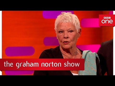 Dame Judi Dench was left puzzled by an angry protestor - The Graham Norton Show: 2017 - BBC One