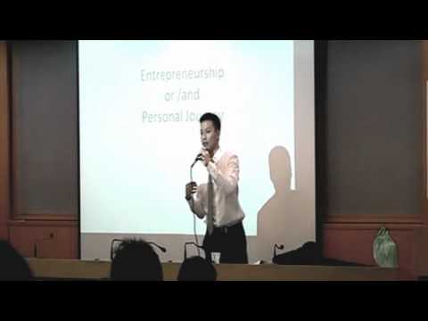 朝陽科大英文演講，談企業家的社會責任