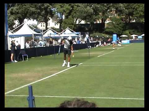 杉山愛 and Akgul Amanmuradova in doubles in Eastbourne 2009 2