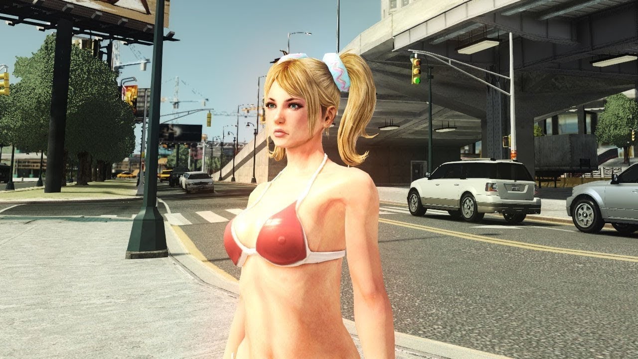 Naked girl in grand theft auto