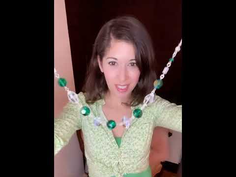 Sterling Silver Swarovski Crystal Chunky Green & Clear Statement Necklace Sterling Silver Swarovski Crystal Chunky Green & Clear Statement Necklace