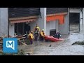 Hochwasser in Triftern/Niederbayern: Personen werden aus Häu...