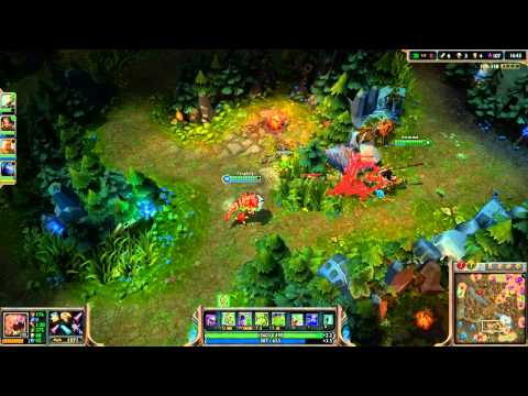 Zyra Jungle, Nidalee base-double kill