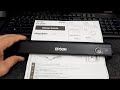 How to Fix Epson ES-50 Portable Scanner Vertical Black Line Problem