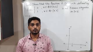 Riemann Integration Lecture 11 Example Of Non Integrable Function