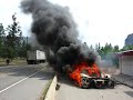 Enzo Ferrari burns in Okanagan Falls, BC
