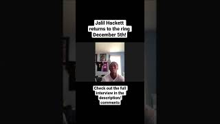 Jalil Hackett Featured Interview #short #boxing #interview