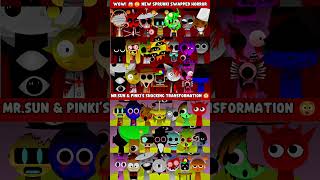 Sprunki Roles Swap Horror Phase Mr.sun & Pinkis Shocking Transformation Vs Horror 2 Phase