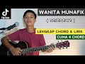 ( Tutorial Gitar ) WANITA MUNAFIK - Sejedewe ( Chord Gampang / Easy )