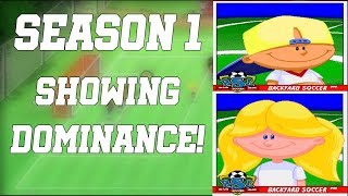 Backyard Soccer Pc, 1998 Season 1 - Game 7 Showing Dominance